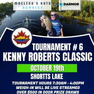 Tournament #6 - Kenny Roberts Classic - Shortts Lake - October 19, 2025