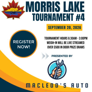 Tournament #4 - Morris Lake - September 20, 2026 - Presented by Macleod's Auto